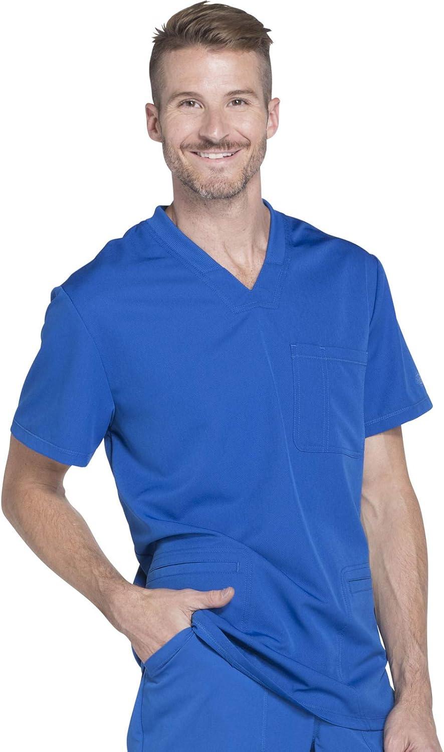imageDickies Dynamix Men Scrubs Top VNeck DK640Royal