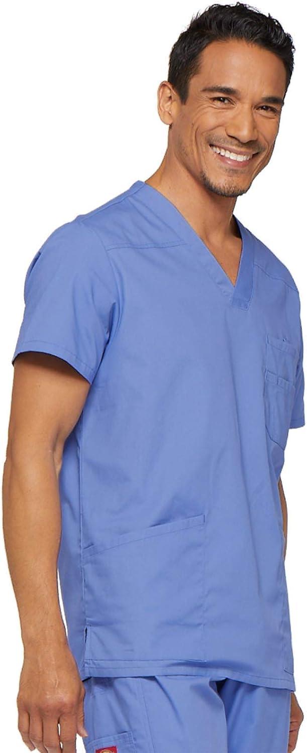 imageDickies EDS Signature Mens VNeck TopCeil Blue