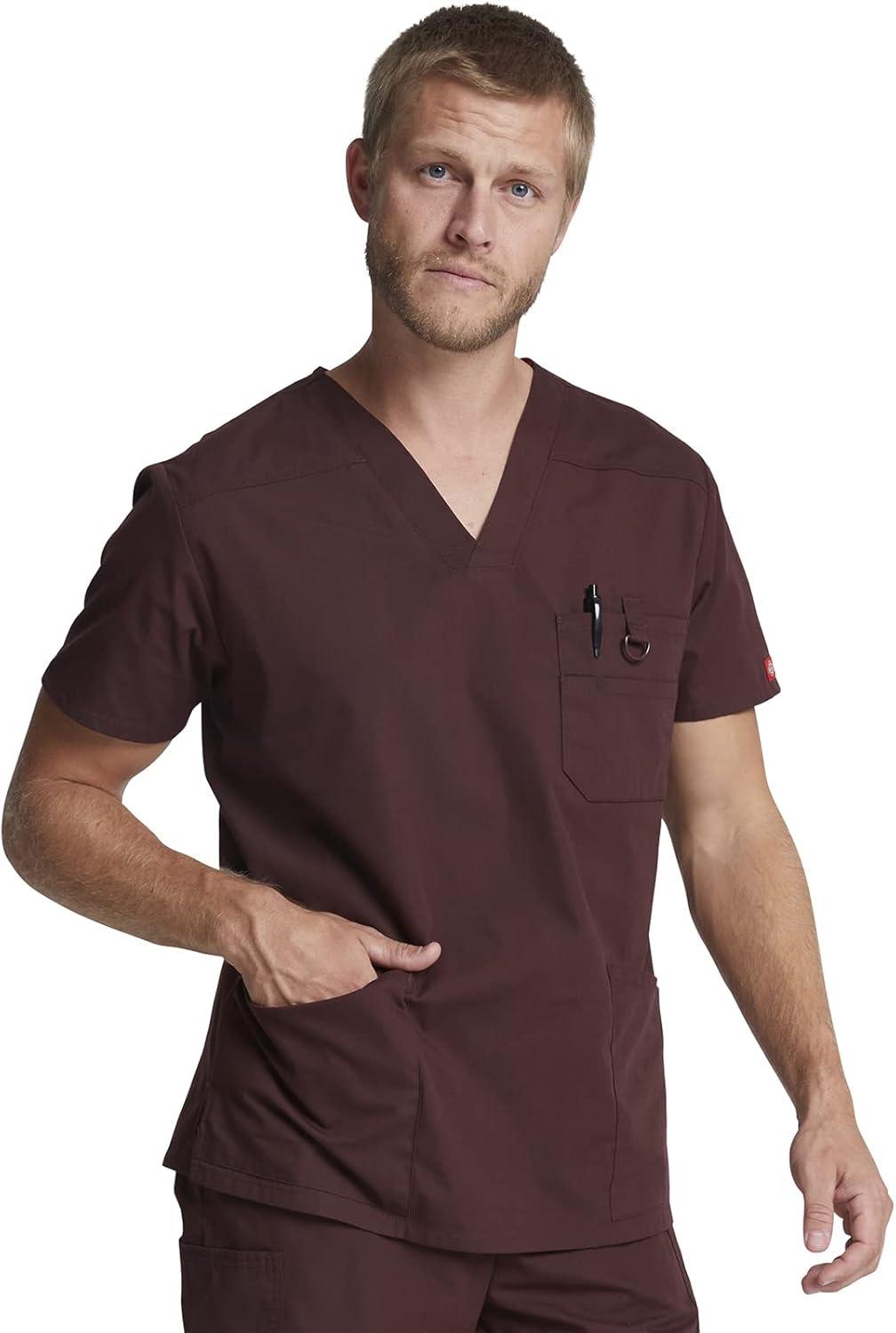 imageDickies EDS Signature Mens VNeck TopEspresso