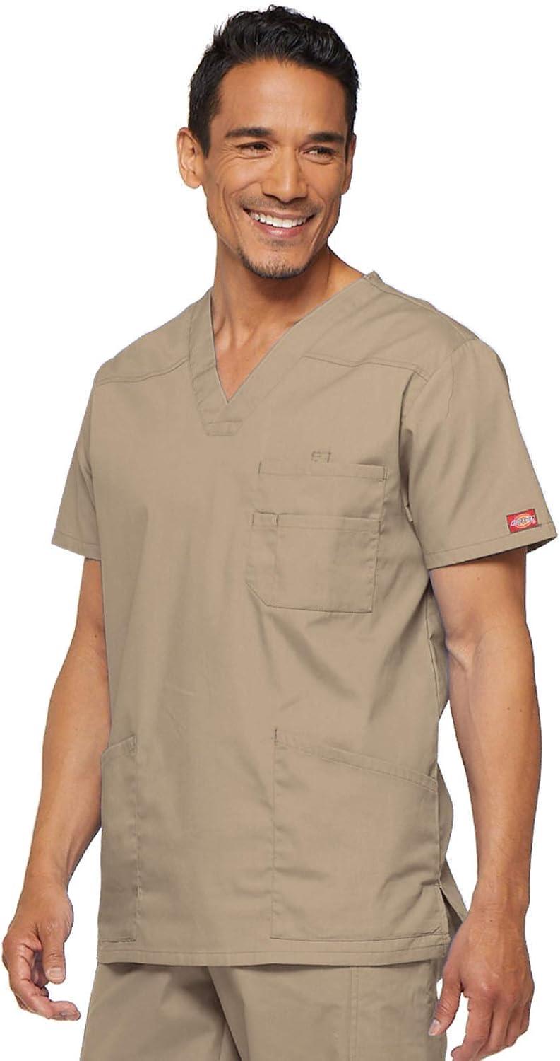 imageDickies EDS Signature Mens VNeck TopKhaki