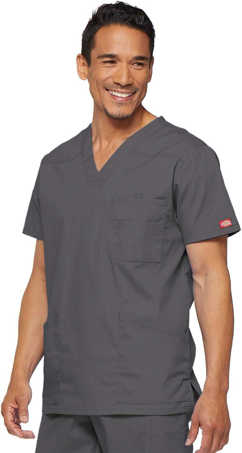 imageDickies EDS Signature Mens VNeck TopPewter