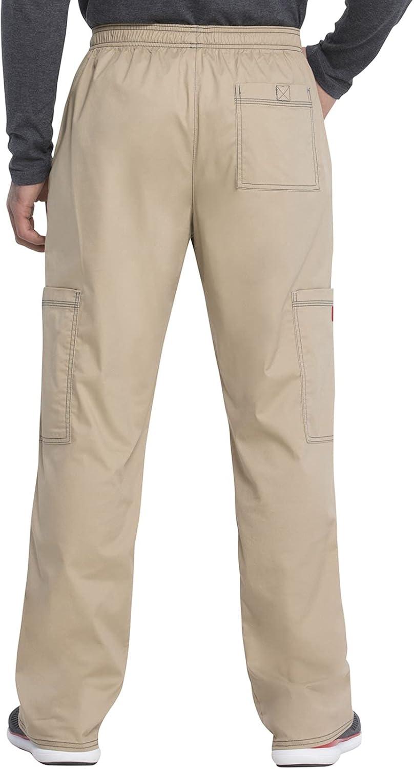 imageDickies Gen Flex Men Scrubs Pant Drawstring Cargo 81003Dark Khaki
