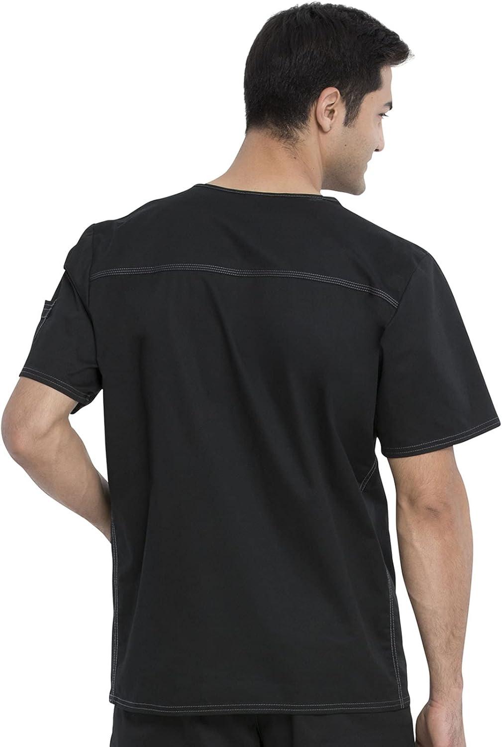 imageDickies Gen Flex Men Scrubs Top VNeck 81722Black