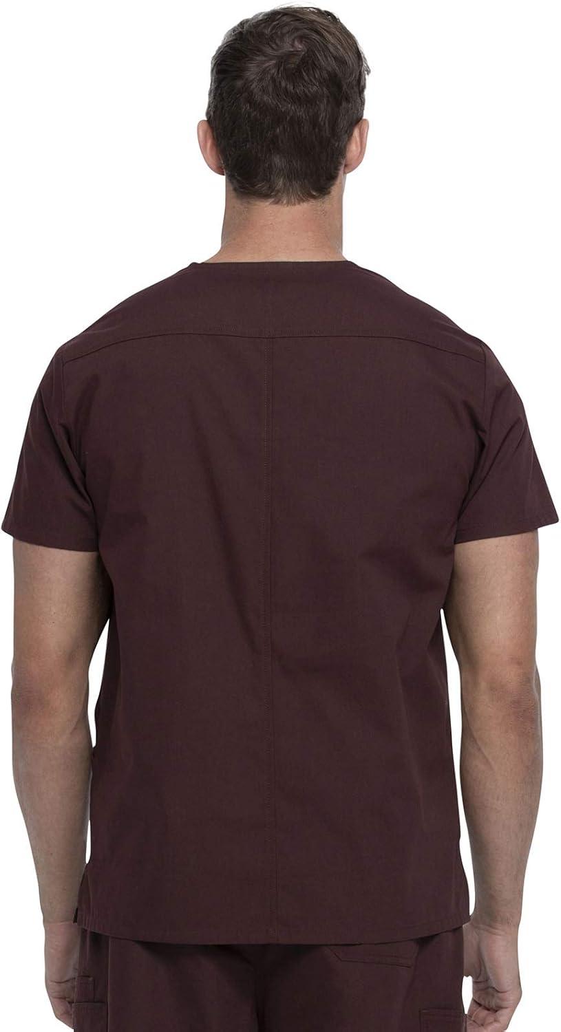 imageDickies Gen Flex Men Scrubs Top VNeck 81722Espresso