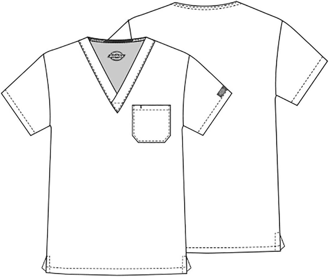 imageDickies Gen Flex Men Scrubs Top VNeck 81722Royal