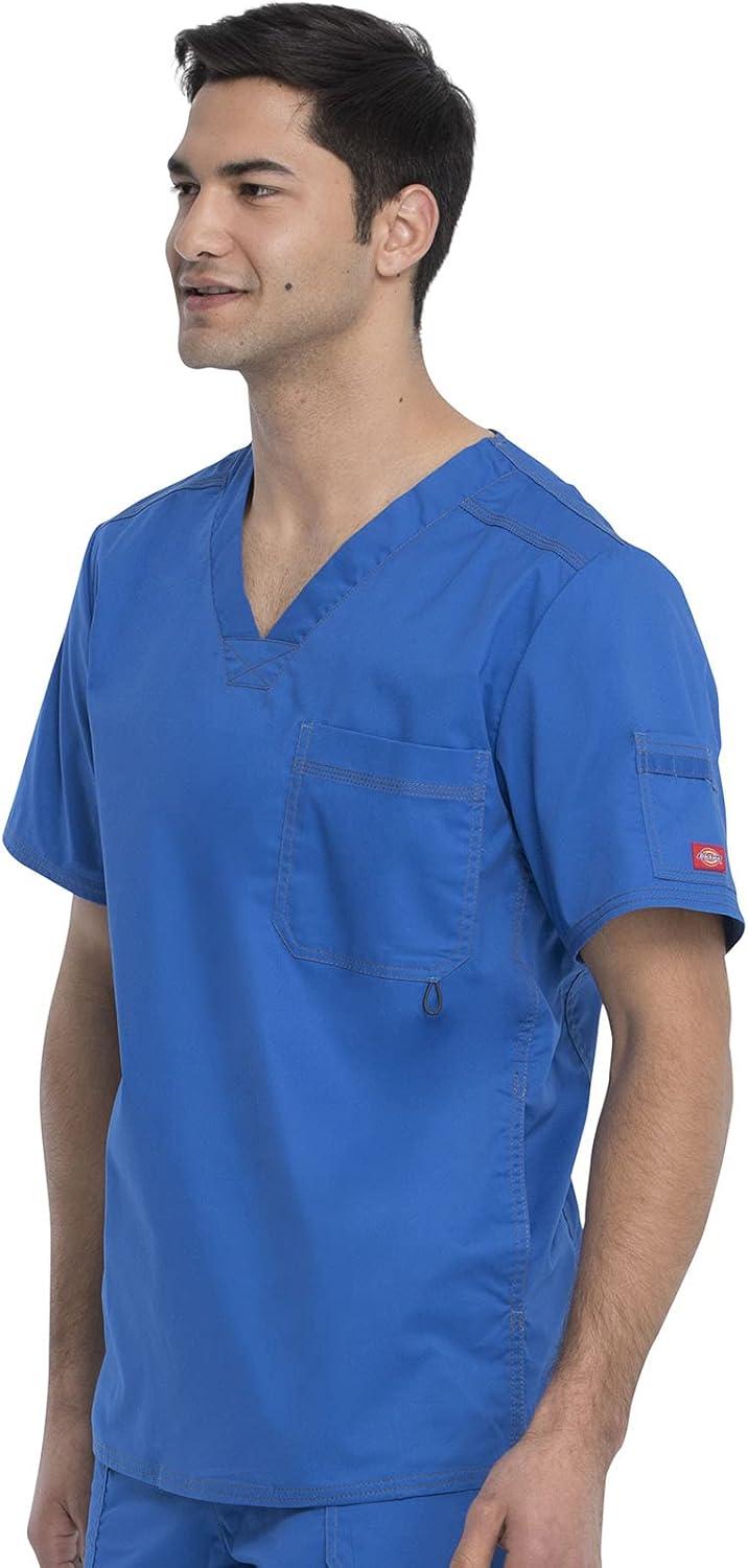 imageDickies Gen Flex Men Scrubs Top VNeck 81722Royal Blue