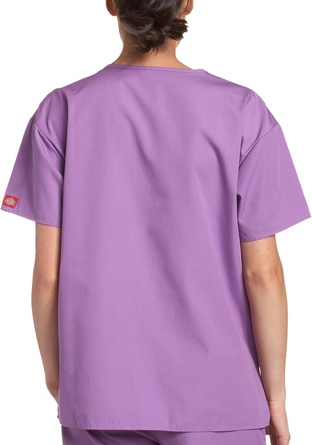 imageDickies Gen Flex Men Scrubs Top VNeck 81722Violet