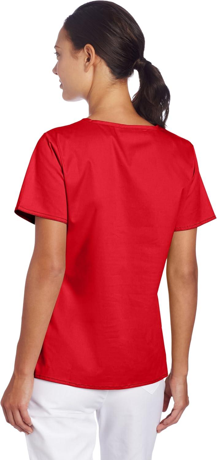 imageDickies Gen Flex Women Scrubs Top VNeck 817455Crimson
