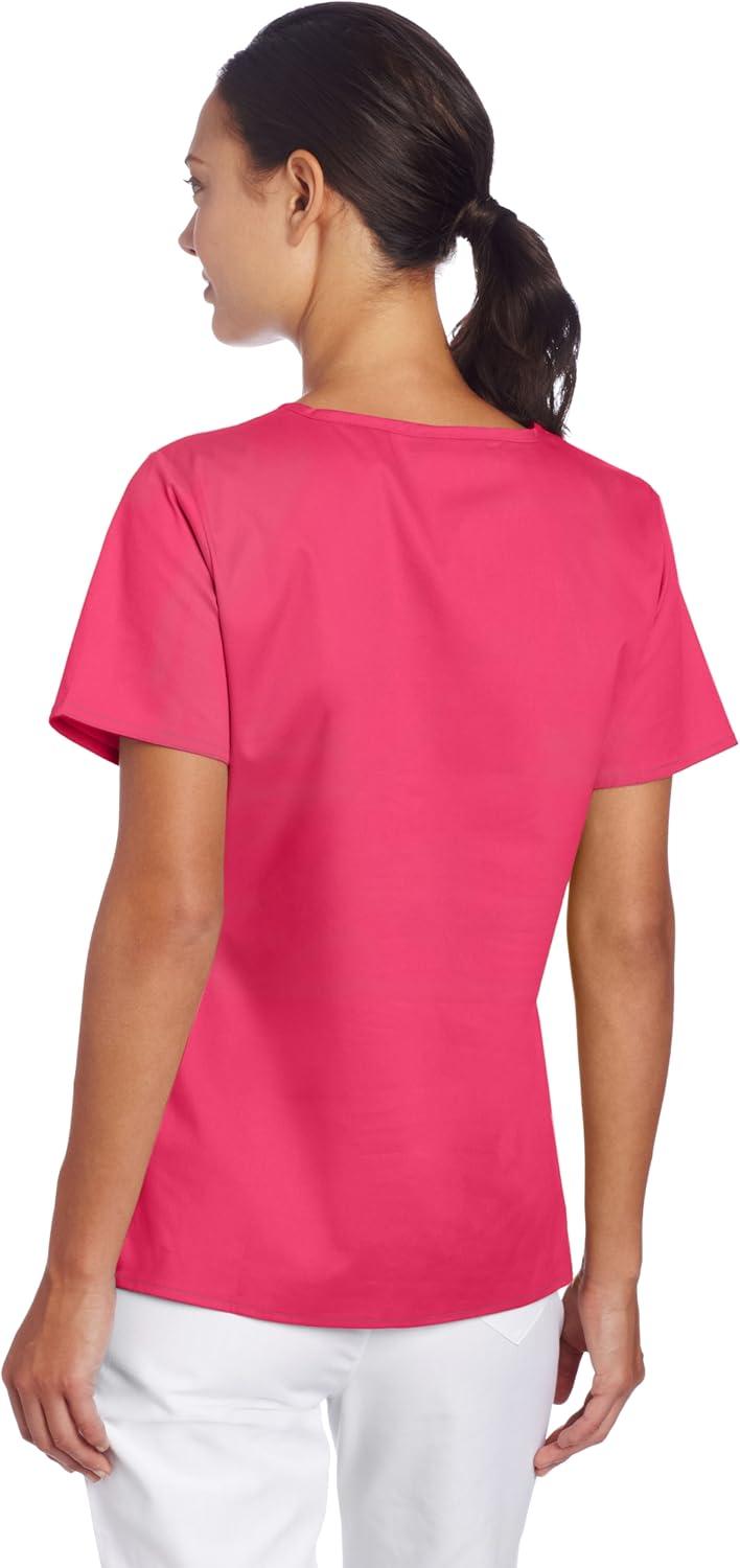 imageDickies Gen Flex Women Scrubs Top VNeck 817455Hot Pink