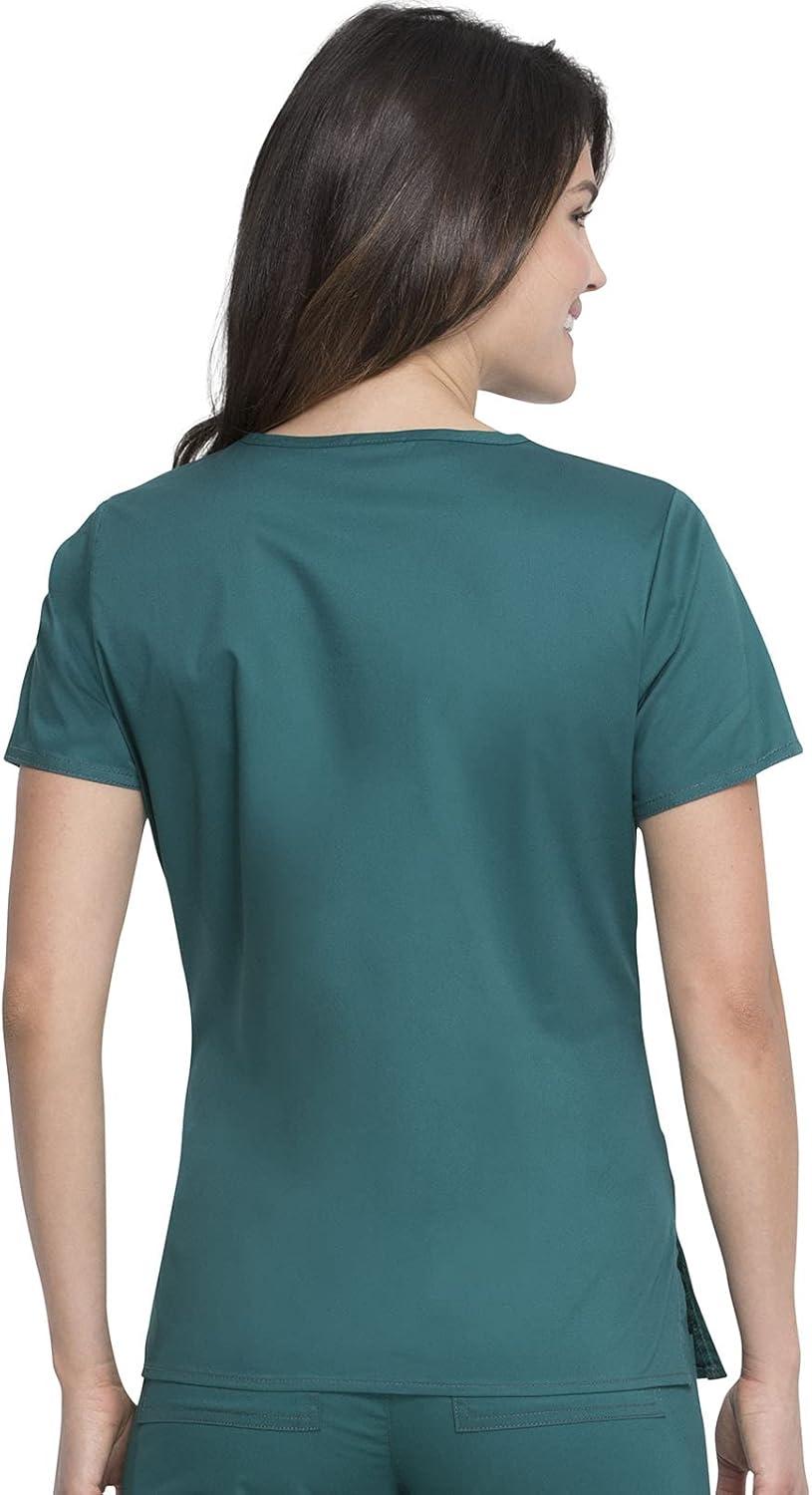 imageDickies Gen Flex Women Scrubs Top VNeck 817455Hunter