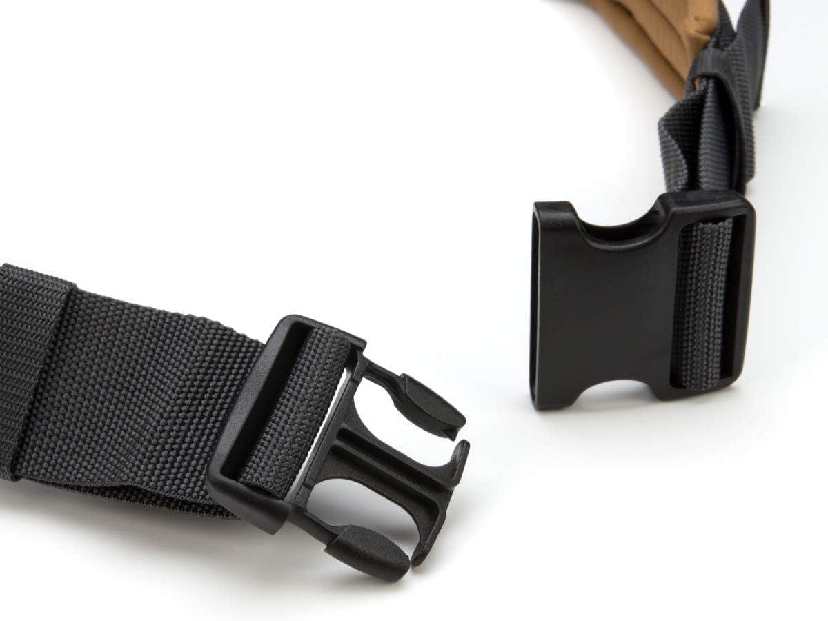 imageDickies HeavyDuty Padded Work Belt for Contractors QuickRelease Buckle Adjustable 3Inch Width Holds Most Tool Belt Pouches GreyTanTan