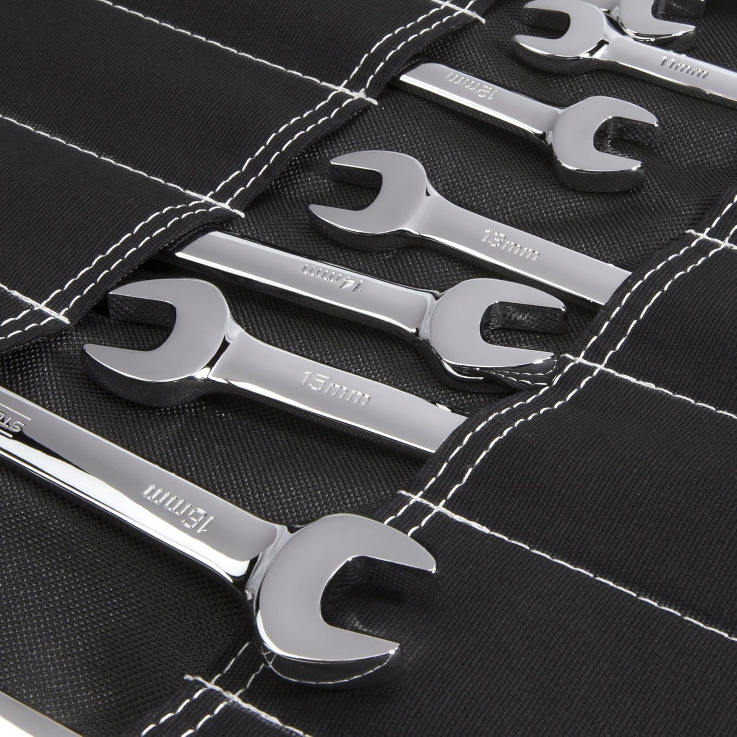 imageDickies Large WrenchScrewdriver Organizer Roll for Mechanics 23 Tool Pockets Durable Canvas Construction 26 in x 1425 in Unrolled BlackBlack