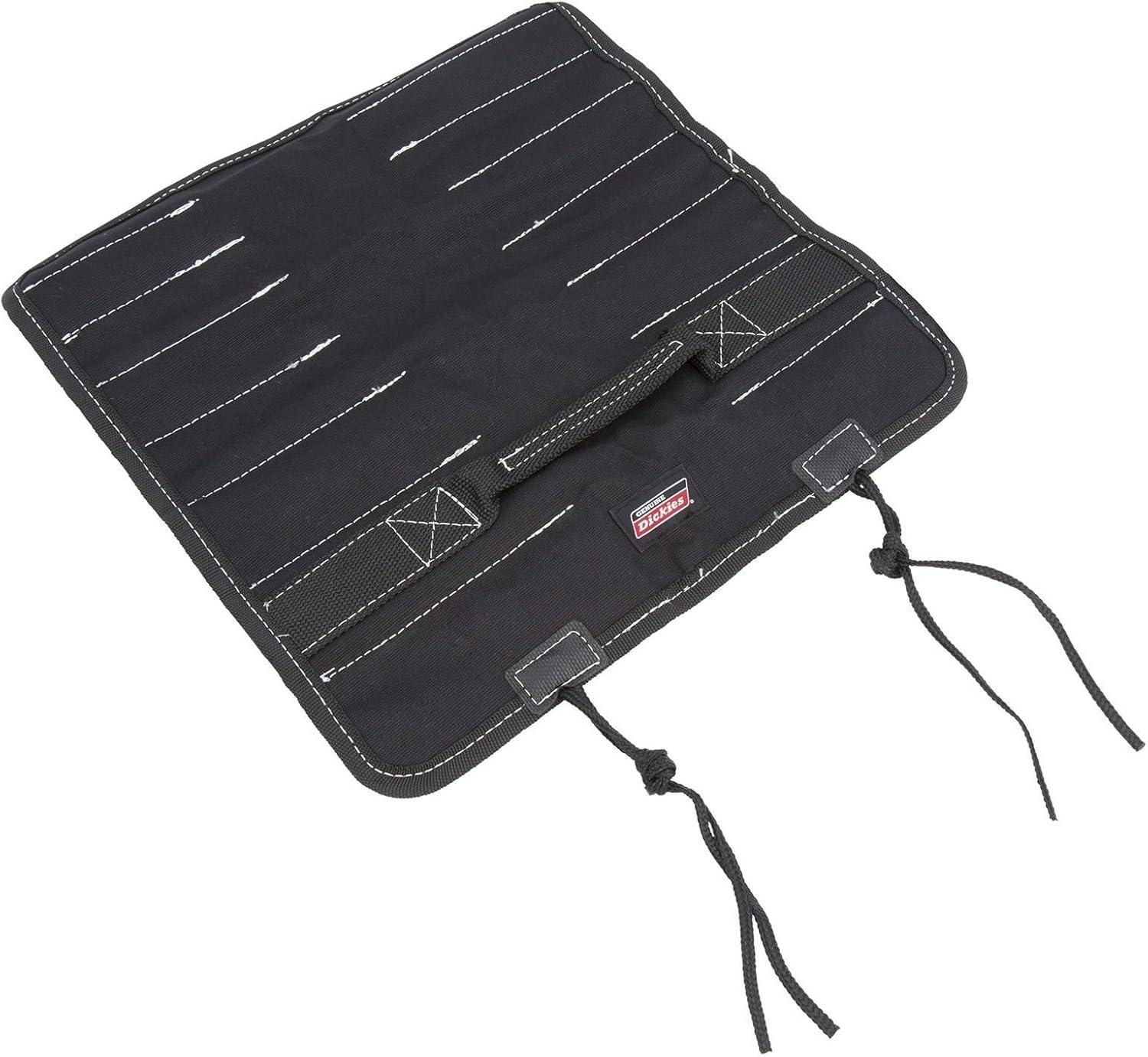 imageDickies Large WrenchScrewdriver Organizer Roll for Mechanics 23 Tool Pockets Durable Canvas Construction 26 in x 1425 in Unrolled BlackBlack