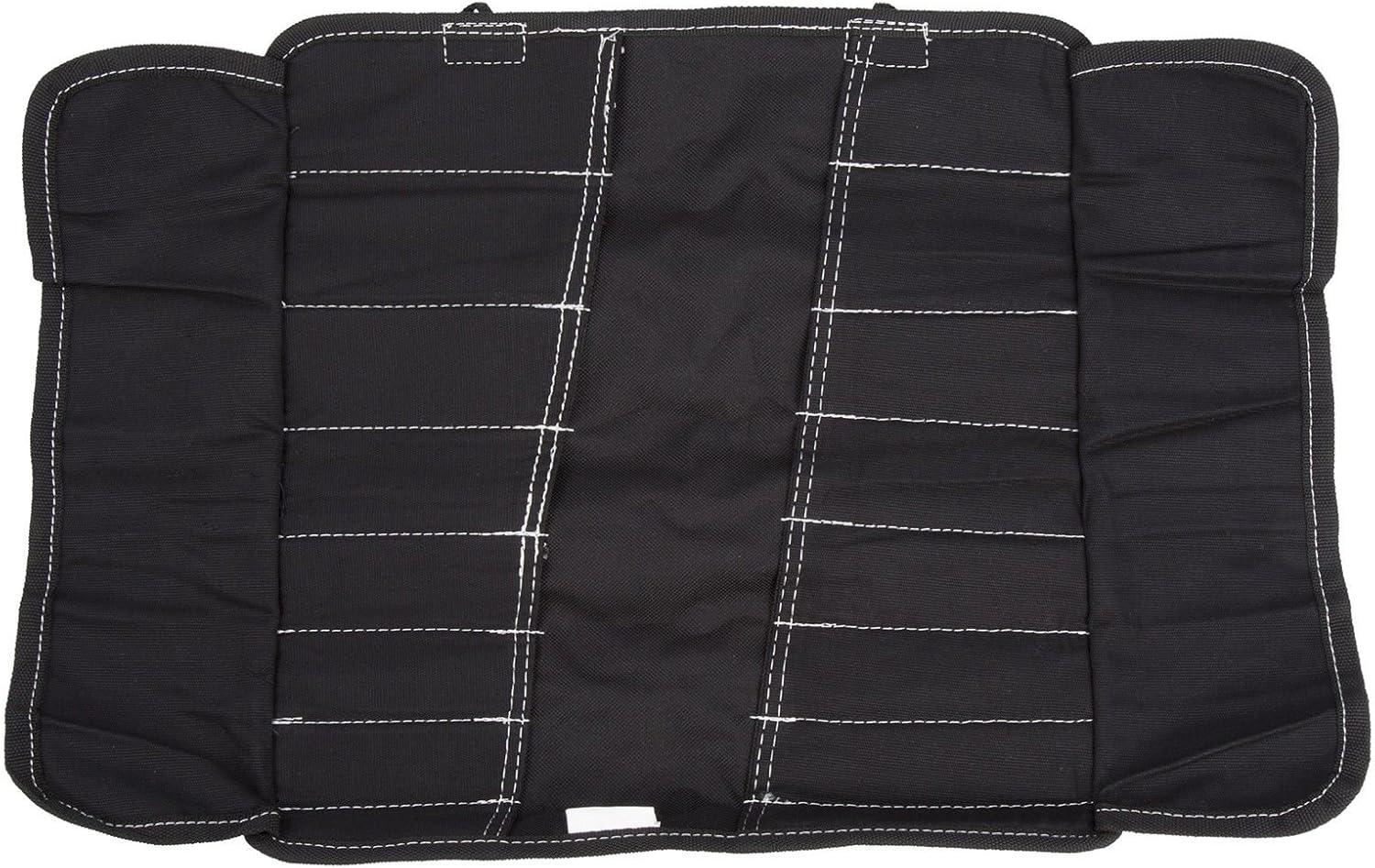 imageDickies Large WrenchScrewdriver Organizer Roll for Mechanics 23 Tool Pockets Durable Canvas Construction 26 in x 1425 in Unrolled BlackBlack