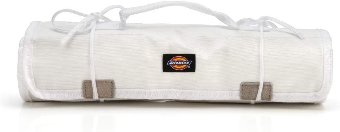 imageDickies Large WrenchScrewdriver Organizer Roll for Mechanics 23 Tool Pockets Durable Canvas Construction 26 in x 1425 in Unrolled BlackWhite