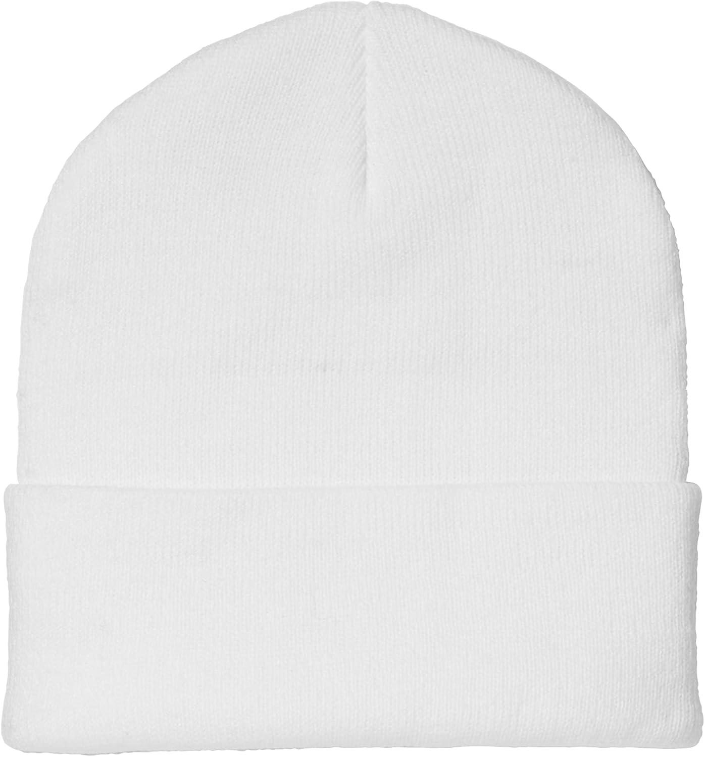 imageDickies Mens Acrylic Cuffed Beanie HatWhite