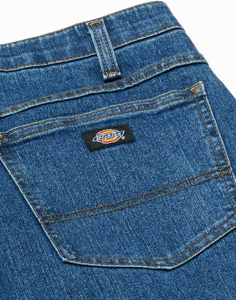 imageDickies Mens Active Waist 5Pocket Flex Performance PantsStonewashed Indigo Blue