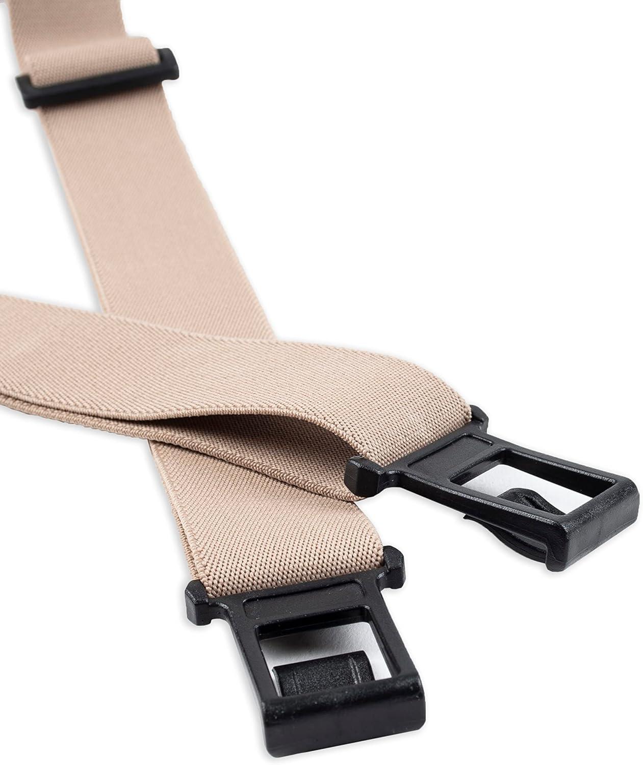 imageDickies Mens Belt Clip Stretch Suspenders  Adjustable Fit for Work or Casual WearBeige