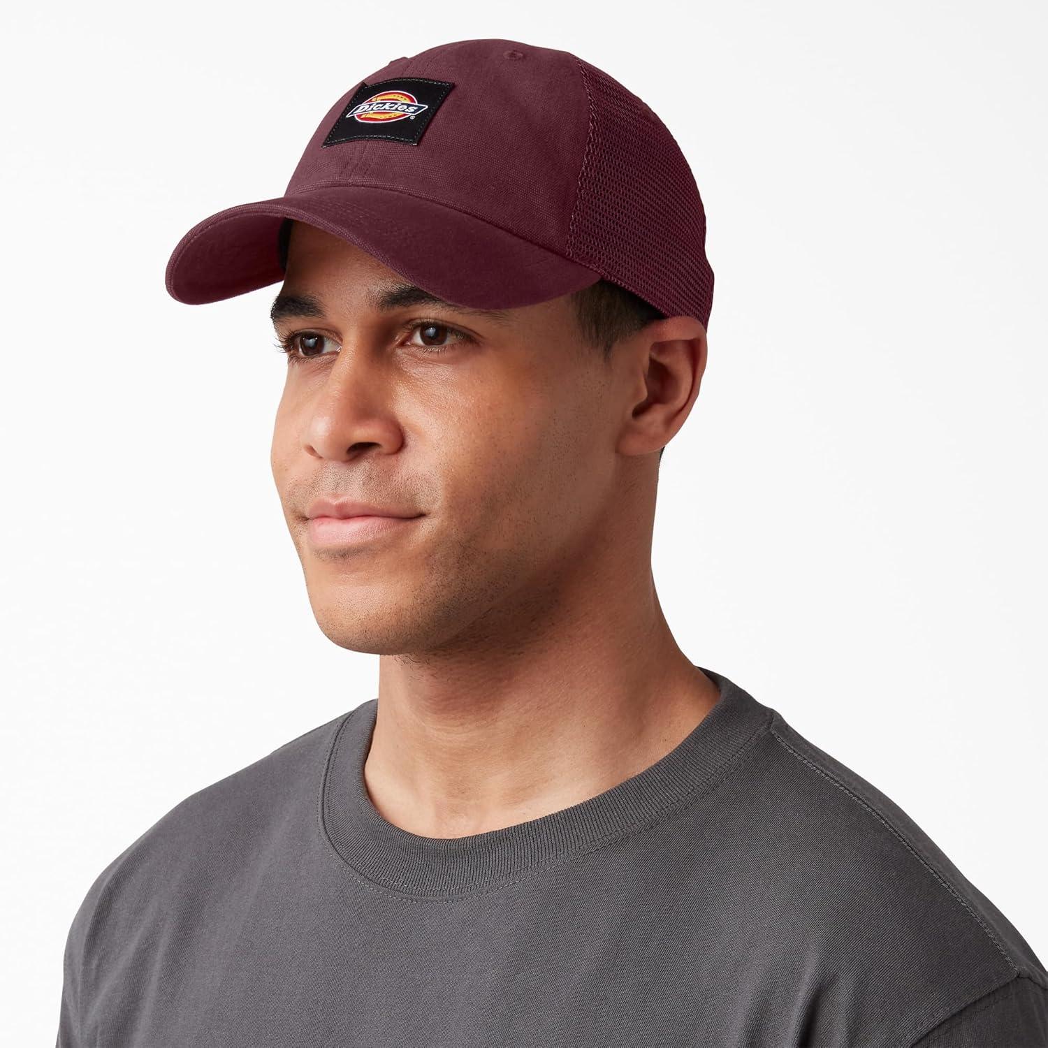 imageDickies Mens Canvas Trucker HatBurgundy