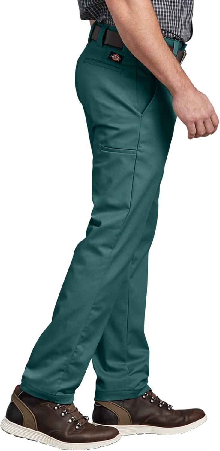 imageDickies Mens Slim Taper Stretch Twill Work PantLincoln Green