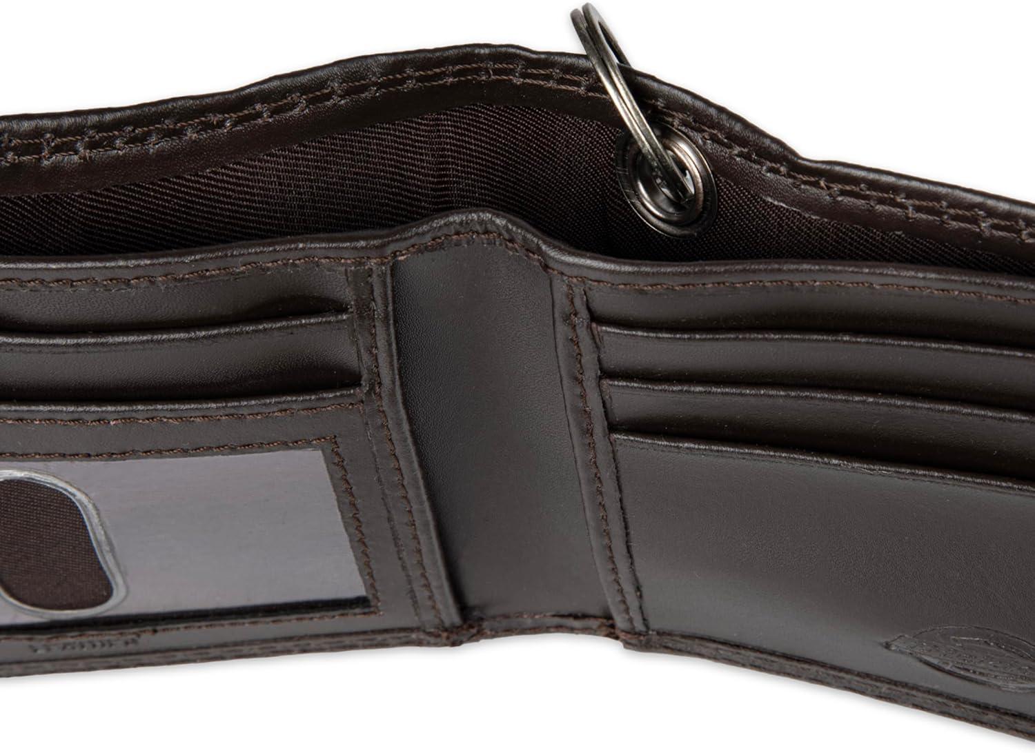 imageDickies Mens Slimfold Chain WalletBrown