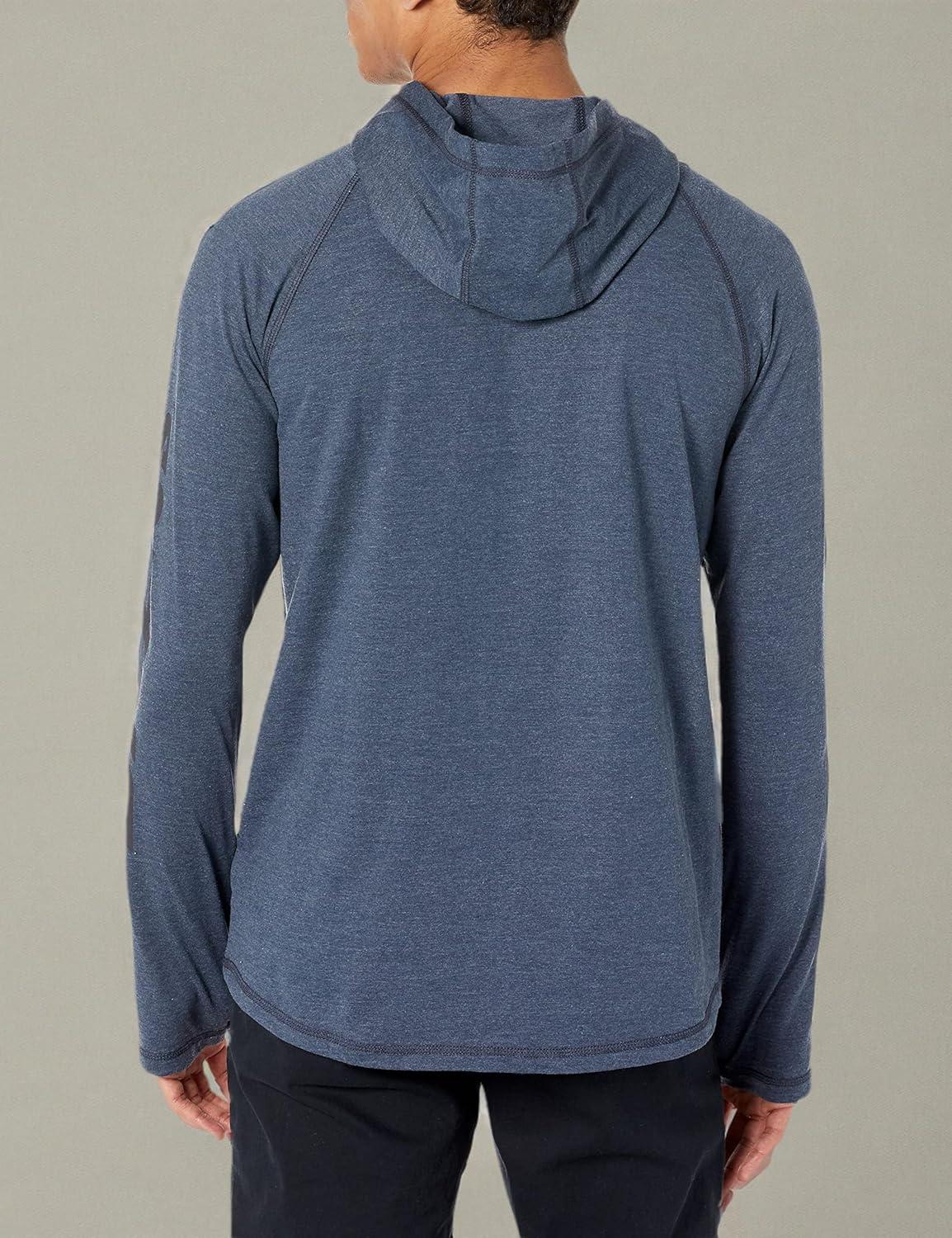 imageDickies Mens Tempiq Long Sleeve Performance Sun ShirtDark Navy Heather