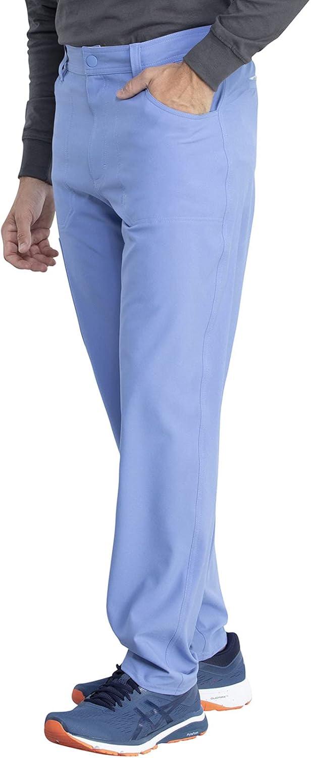 imageDickies Retro Men Scrubs Pant Natural Rise Straight Leg DK055S XS Short Ciel Blue