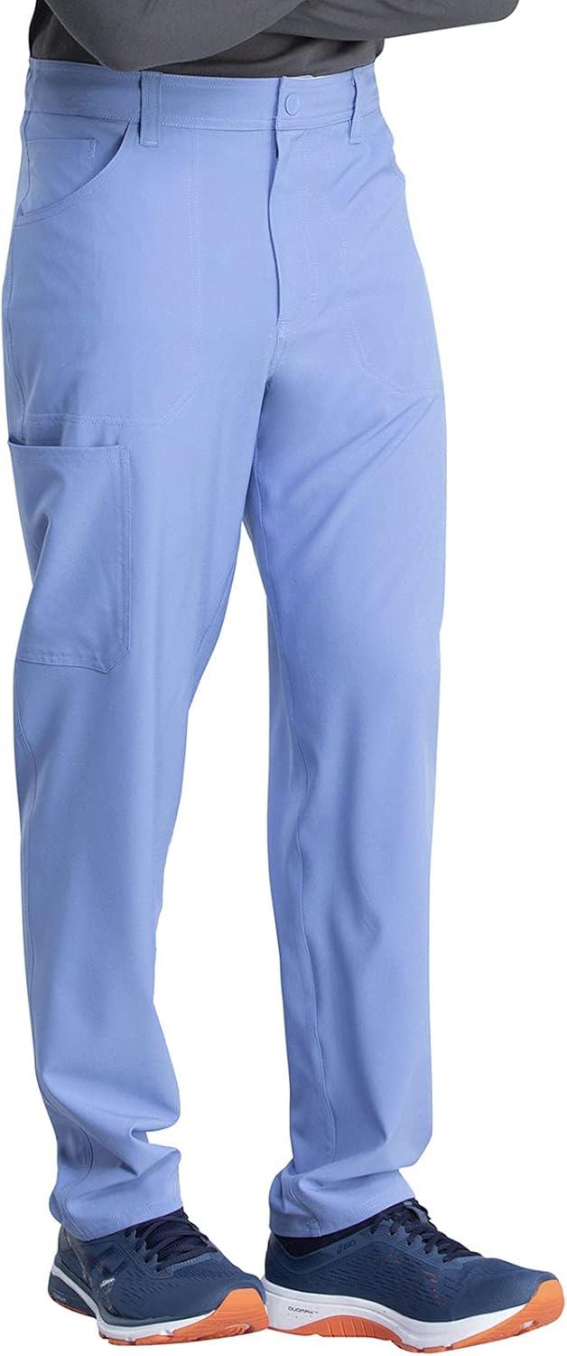 imageDickies Retro Men Scrubs Pant Natural Rise Straight Leg DK055S XS Short Ciel Blue
