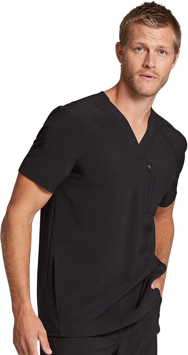 imageDickies Retro Men Scrubs Top VNeck DK930Black