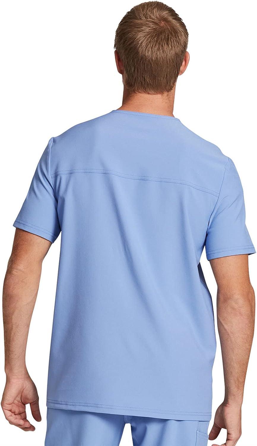 imageDickies Retro Men Scrubs Top VNeck DK930Ciel Blue