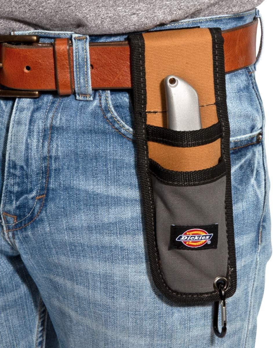 imageDickies Utility Knife Sheath for Belt Durable Canvas with PVC CutResistant Sheath Lining 2inch Belt Loop TanGreyGreyTan