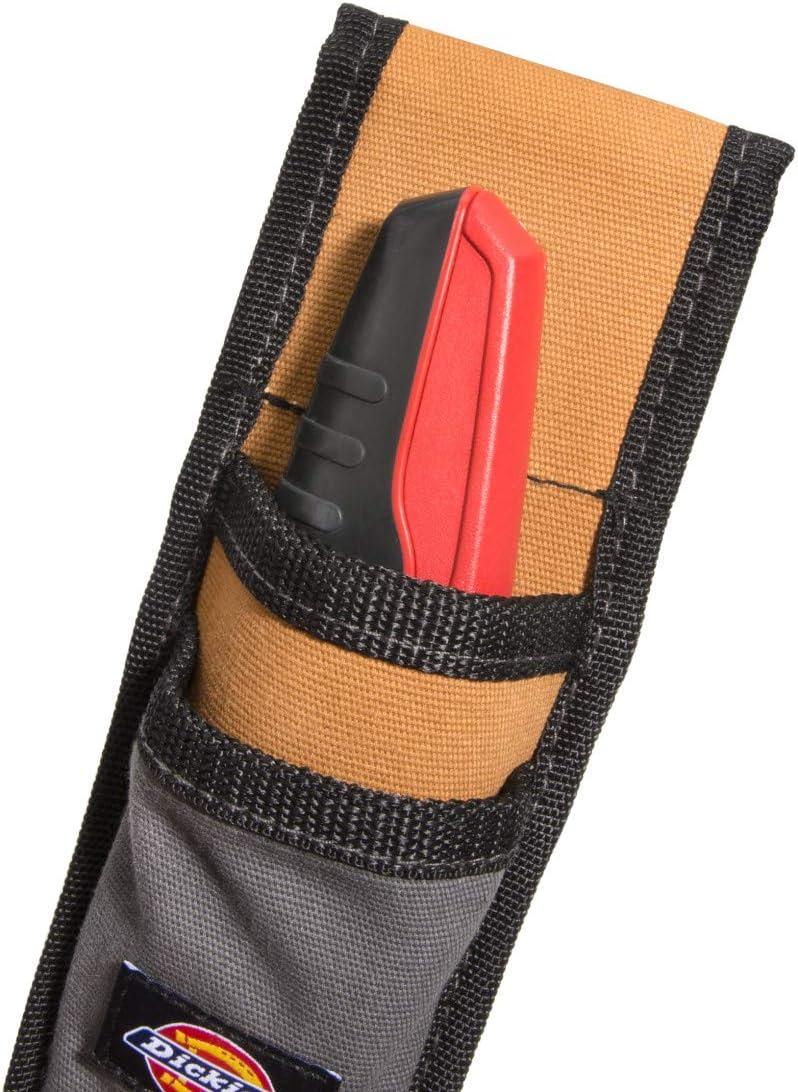 imageDickies Utility Knife Sheath for Belt Durable Canvas with PVC CutResistant Sheath Lining 2inch Belt Loop TanGreyGreyTan