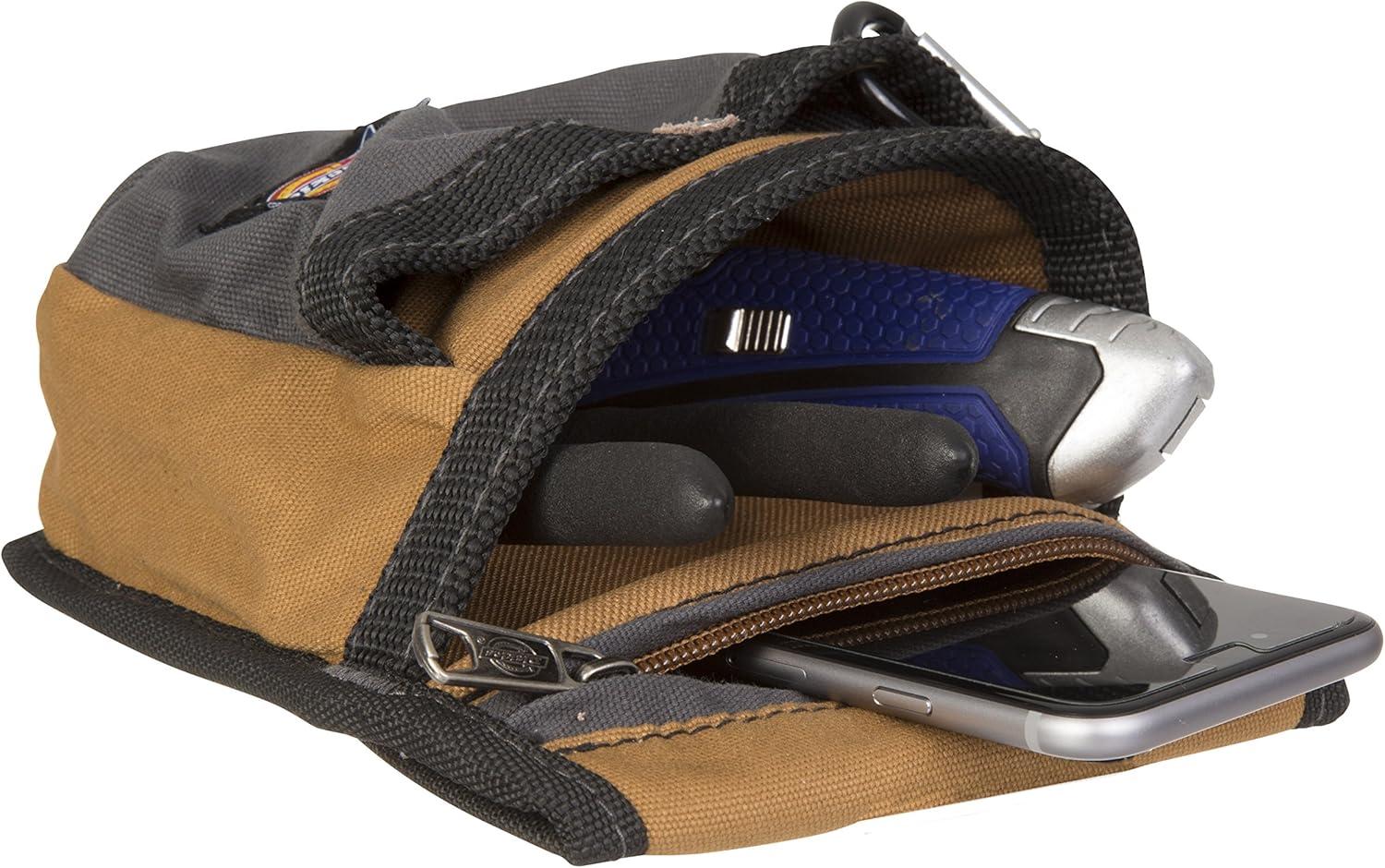 imageDickies Utility Knife Sheath for Belt Durable Canvas with PVC CutResistant Sheath Lining 2inch Belt Loop TanGreyTan