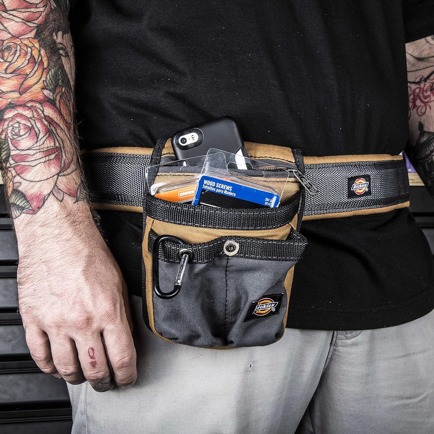 imageDickies Utility Knife Sheath for Belt Durable Canvas with PVC CutResistant Sheath Lining 2inch Belt Loop TanGreyTan