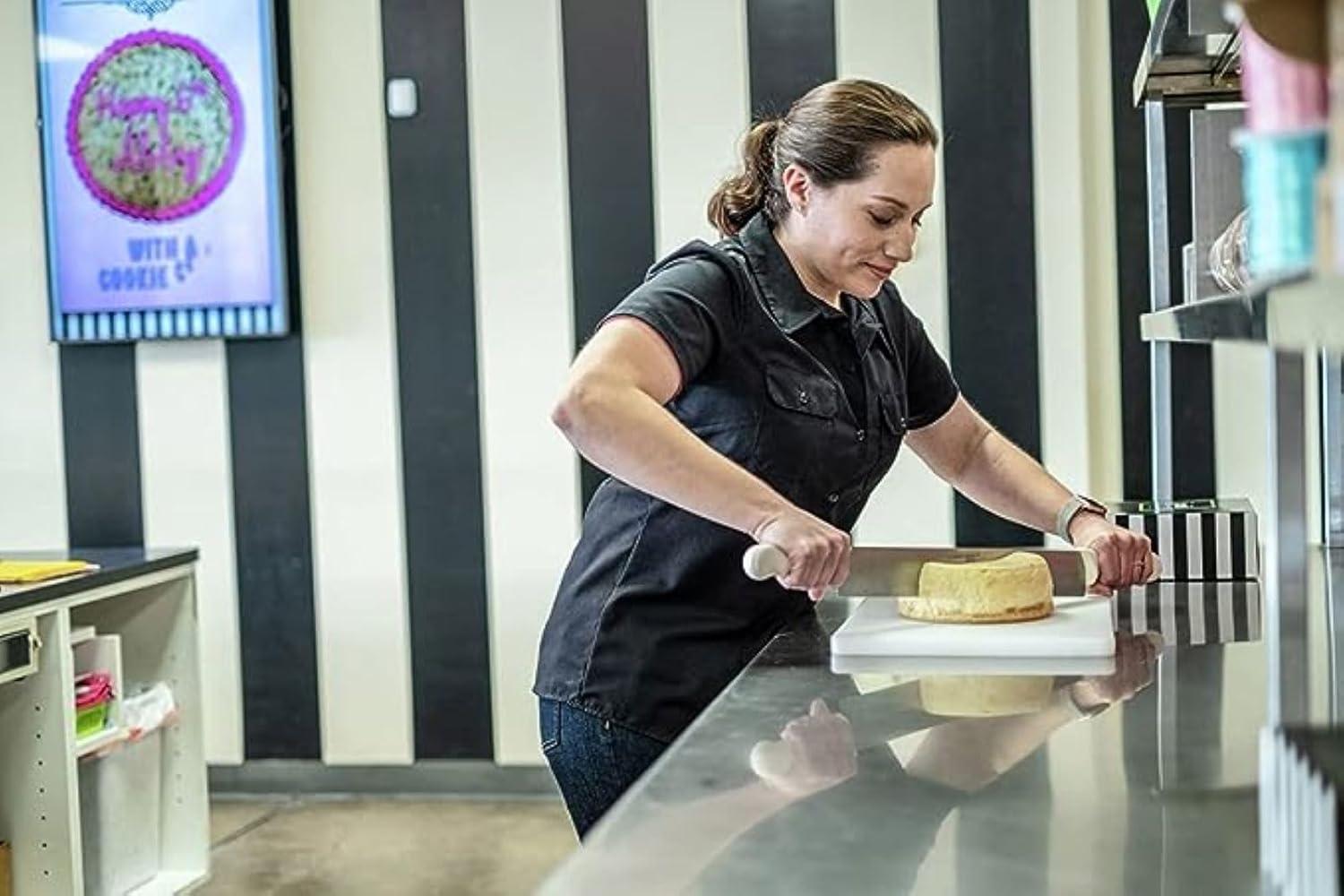 imageDickies Womens DriTech Essential Moisture Control Crew SocksBlack With Bluish 6 Pairs