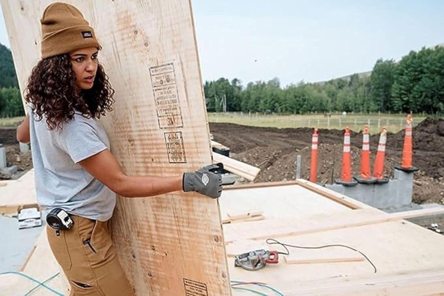 imageDickies Womens DriTech Essential Moisture Control Crew SocksComfort Top Brown Blue Assorted 6 Pairs