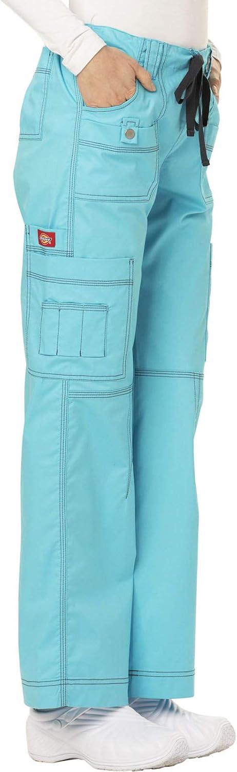 imageDickies Womens Gen Flex Junior Fit Contrast Stitch CargoIcy Turquoise