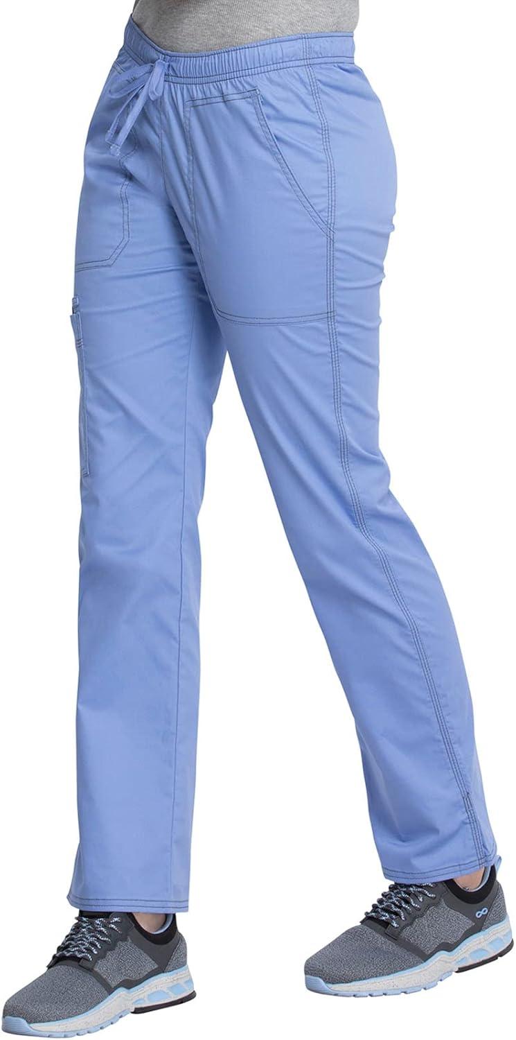 imageGen Flex Scrubs for Women Stretch Drawstring Cargo Pants for Women DK100Ceil