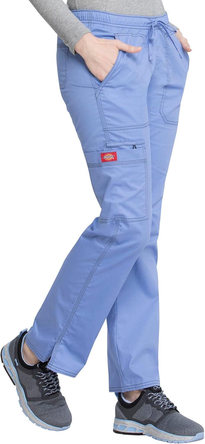 imageGen Flex Scrubs for Women Stretch Drawstring Cargo Pants for Women DK100Ceil