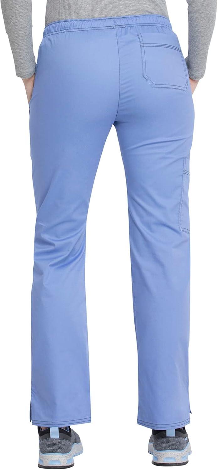 imageGen Flex Scrubs for Women Stretch Drawstring Cargo Pants for Women DK100Ceil