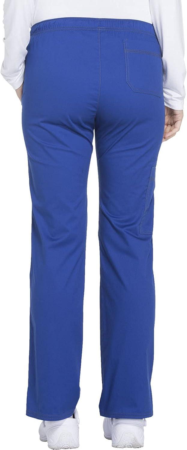 imageGen Flex Scrubs for Women Stretch Drawstring Cargo Pants for Women DK100Galaxy Blue