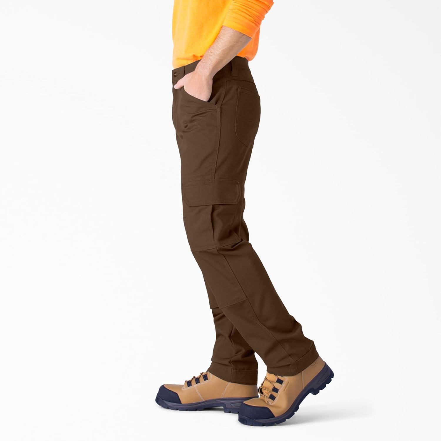 imageMens Flex DuraTech Relaxed Fit Duck Cargo PantsTimber Brown