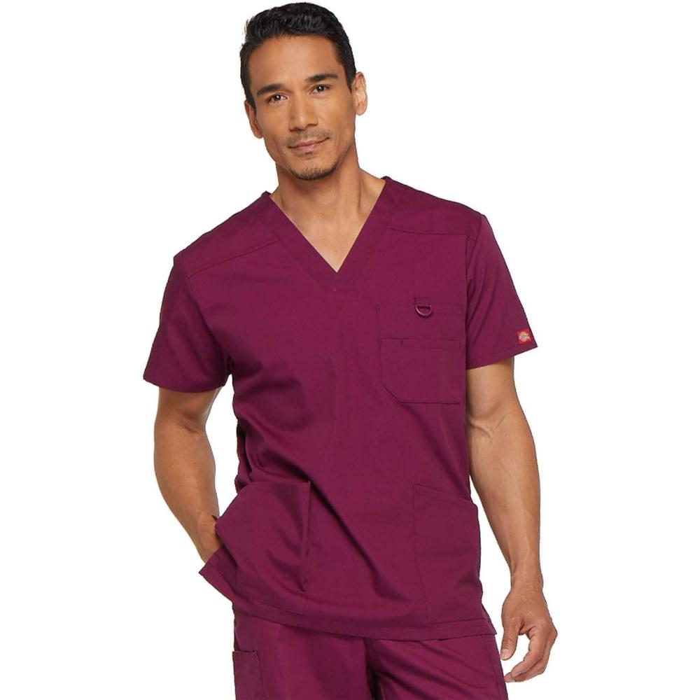 imageDickies EDS Signature Mens VNeck TopWine