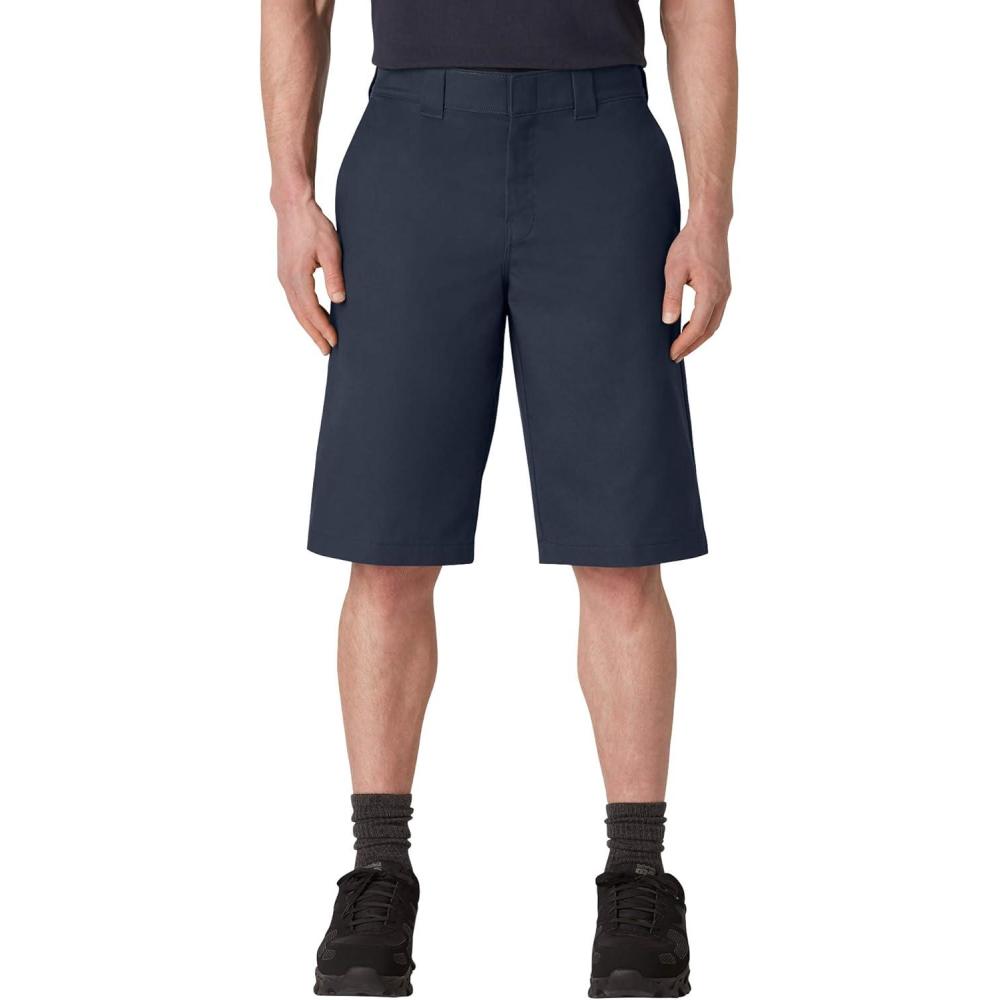 imageDickies Mens BigTall Cooling Tempiq Active Waist Flat Front Shorts  PDark Navy V1