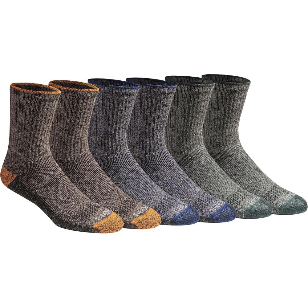 imageDickies Mens Dritech Moisture Control Midcrew Comfort Length Socks Available in Mxl 6 12 PairsComfort Length Tipped 6 Pairs