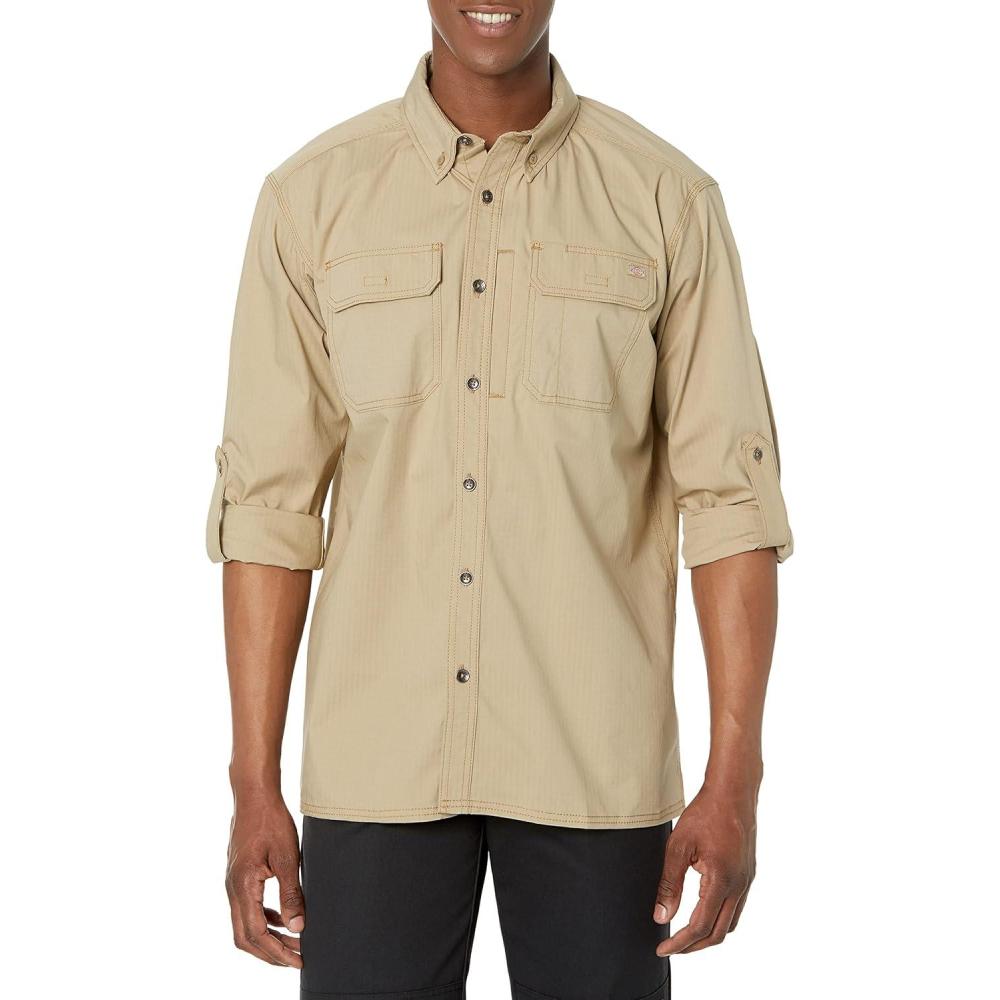 imageDickies Mens Duratech Ranger Ripstop ShirtDesert Sand V1