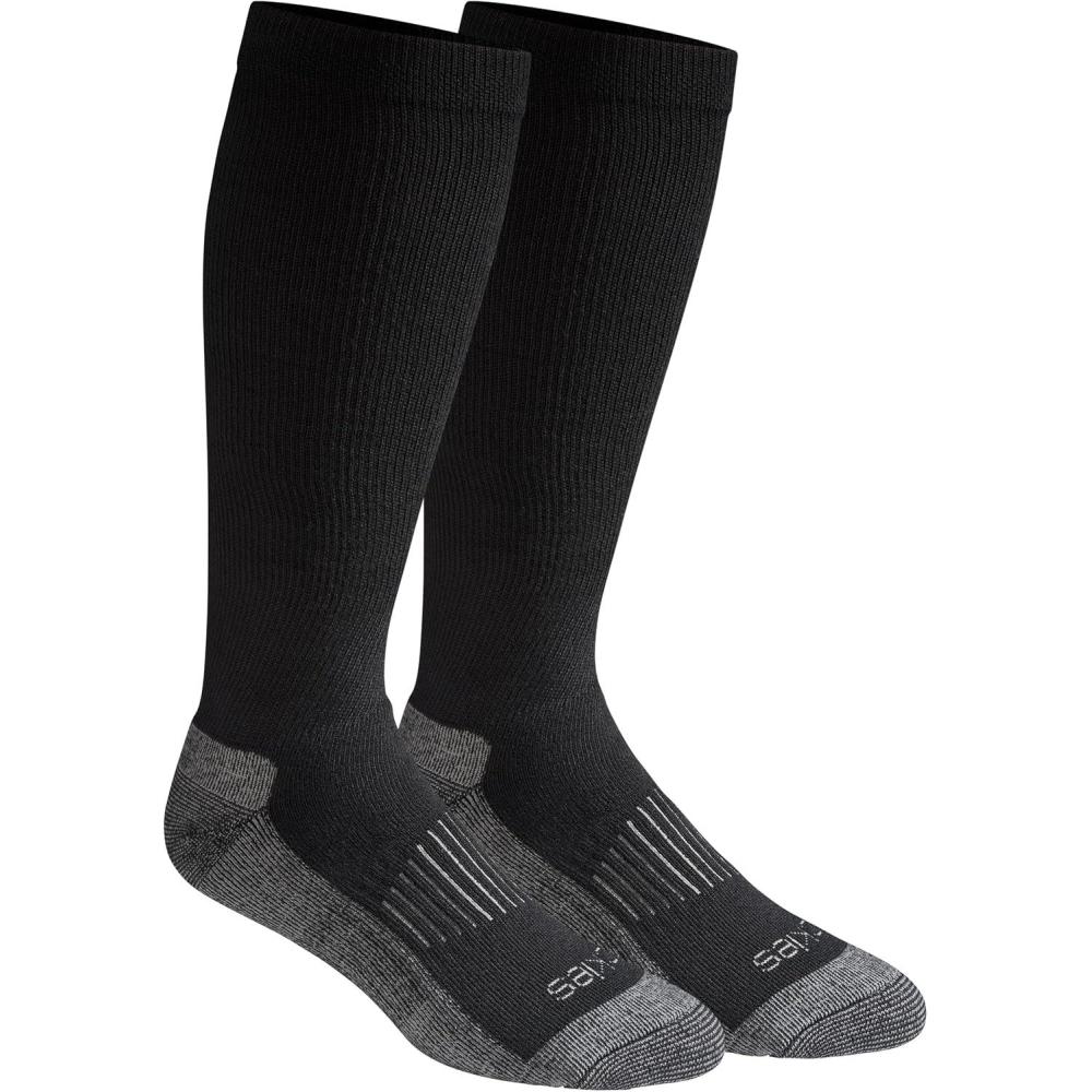 imageDickies Mens Light Compression Comfort OverTheCalf Socks Available in MXXL 2 4 PairsBlack 2 Pairs