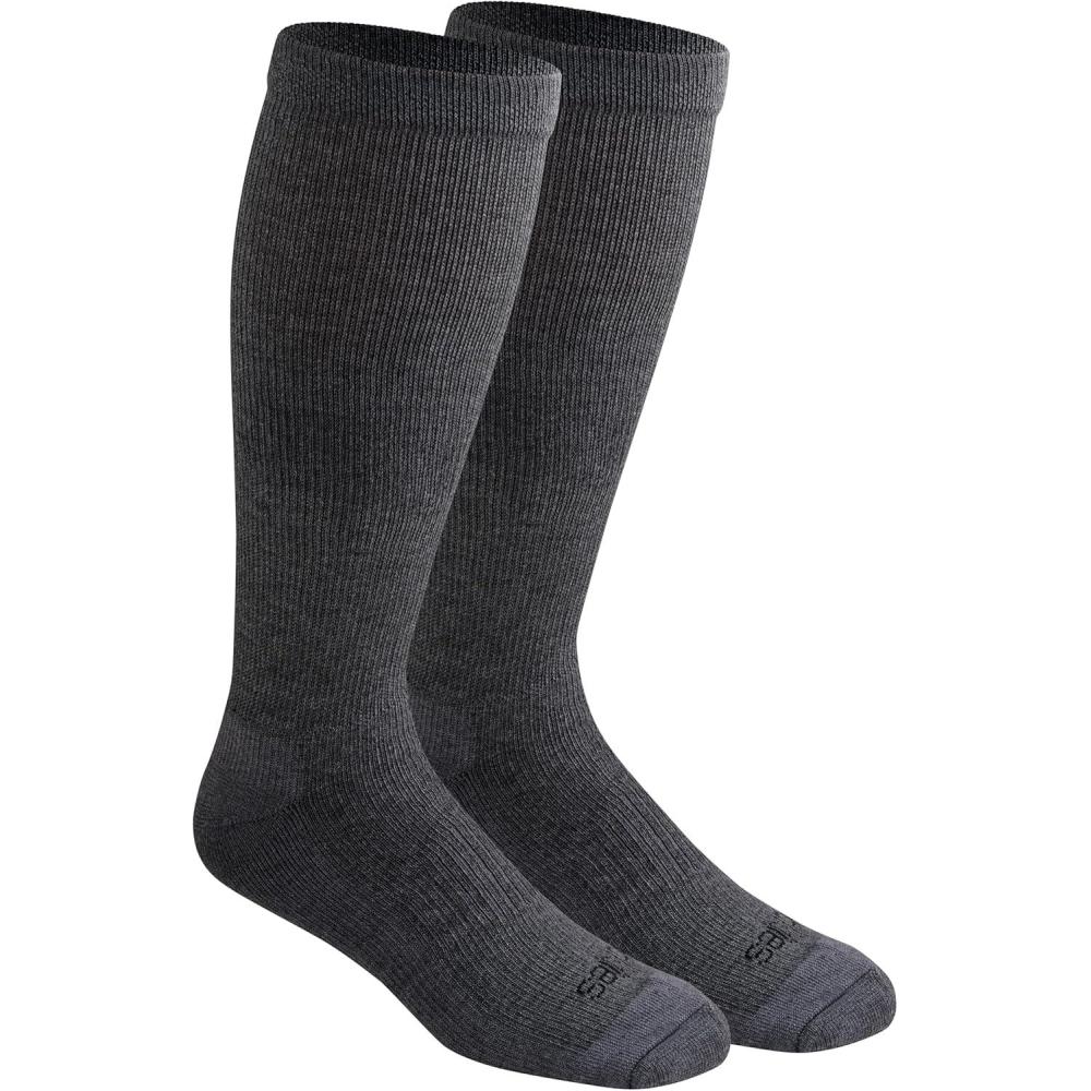 imageDickies Mens Light Compression Comfort OverTheCalf Socks Available in MXXL 2 4 PairsCharcoal 2 Pairs