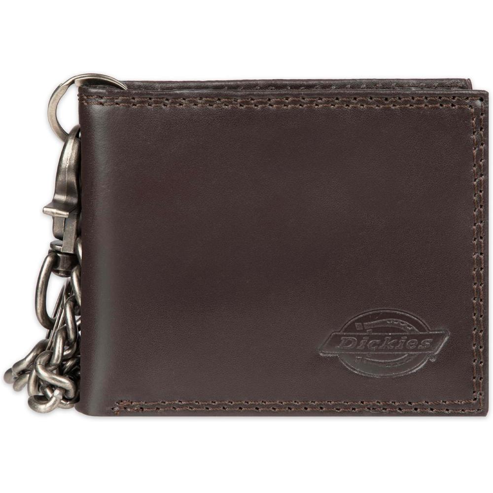 imageDickies Mens Slimfold Chain WalletBrown
