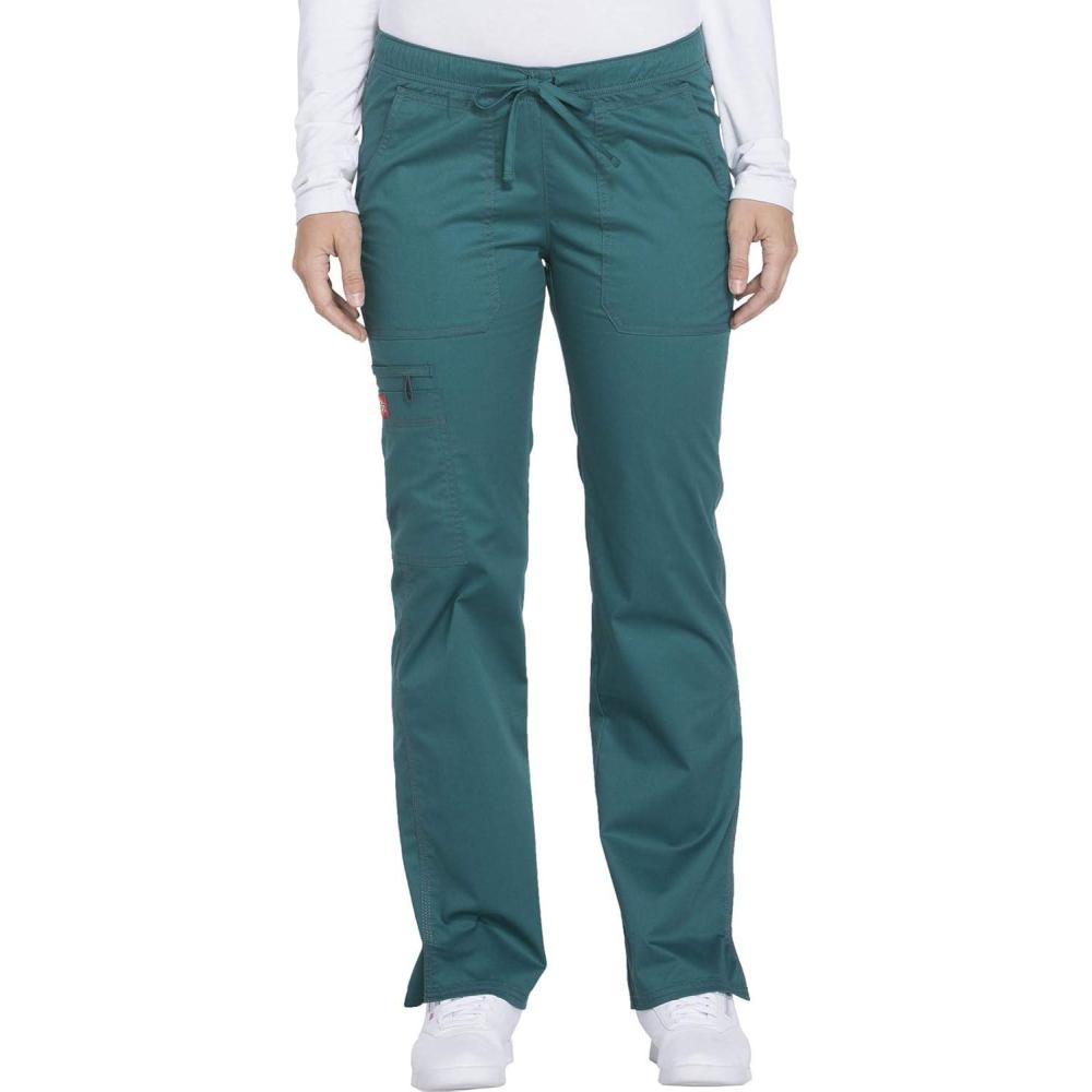 imageGen Flex Scrubs for Women Stretch Drawstring Cargo Pants for Women DK100Hunter